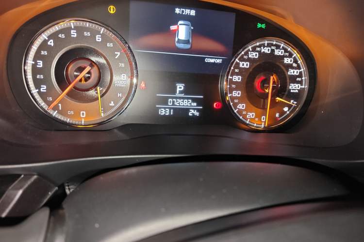 Used Acura CDX 2019 1.5T Two-Wheel Drive Comfort Edition Odometer Close Up