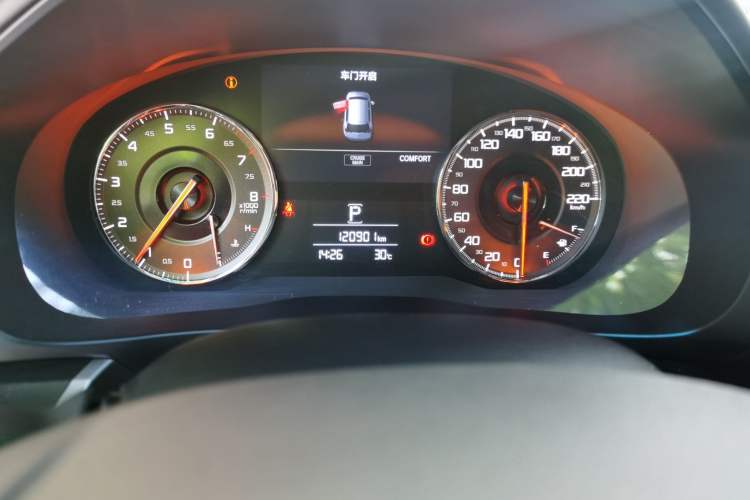 Used Acura CDX 2019 1.5T Two-Wheel Drive Comfort Edition Odometer Close Up