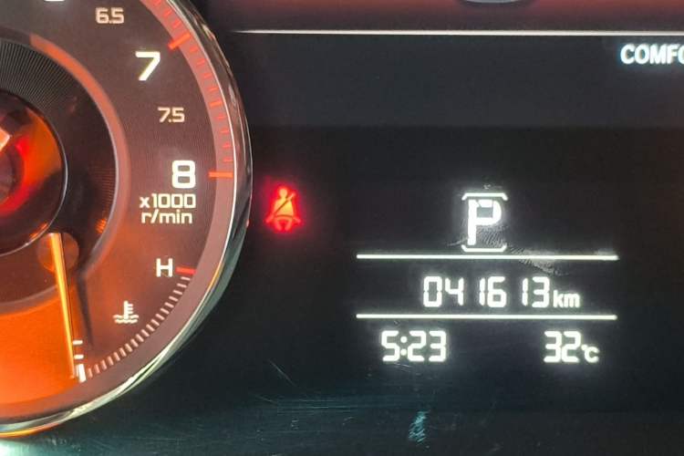 Used Acura CDX 2019 1.5T Two-Wheel Drive Comfort Edition Odometer Close Up