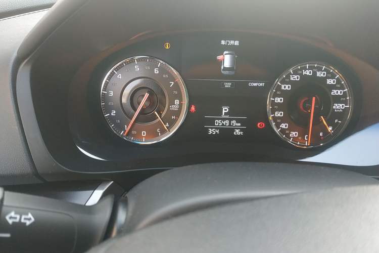 Used Acura CDX 2019 1.5T Two-Wheel Drive Comfort Edition Odometer Close Up
