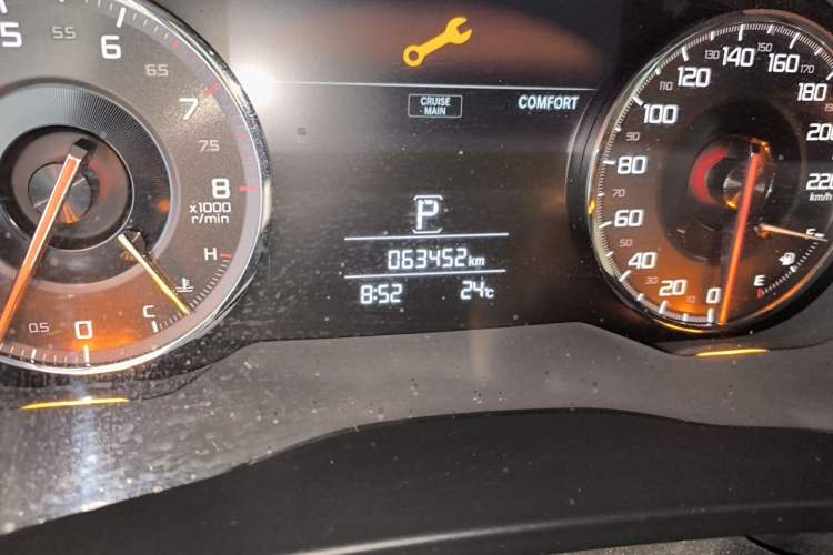 Used Acura CDX 2019 1.5T Two-Wheel Drive Deluxe Edition Odometer Close Up