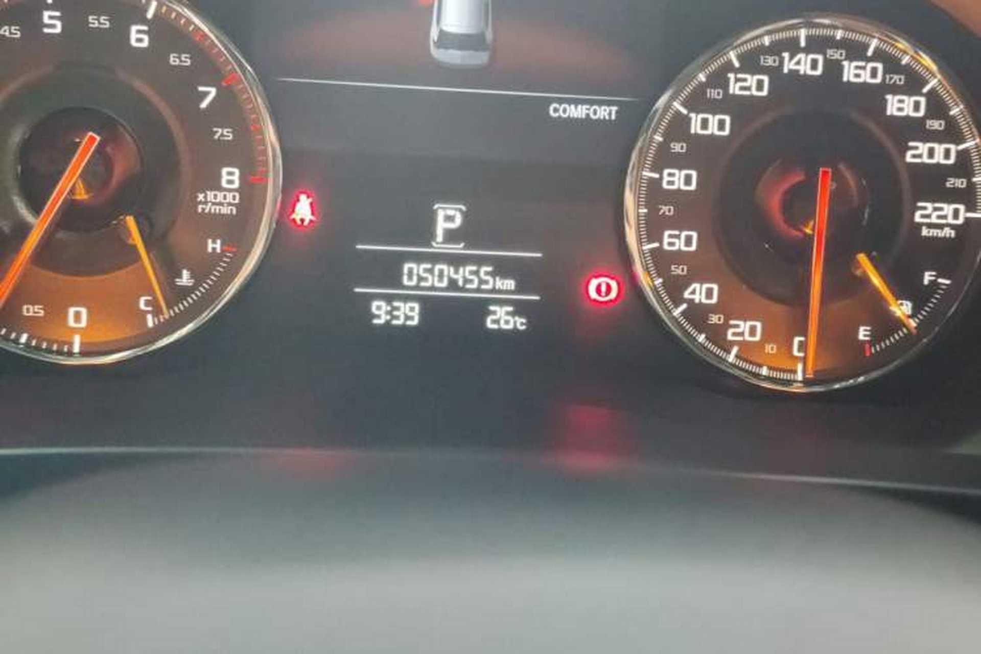 Used Acura CDX 2019 1.5T Two-Wheel Drive Deluxe Edition Odometer Close Up