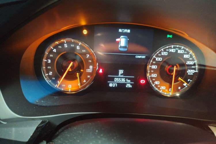 Used Acura CDX 2019 1.5T Two-Wheel Drive Enjoyment Edition Odometer Close Up