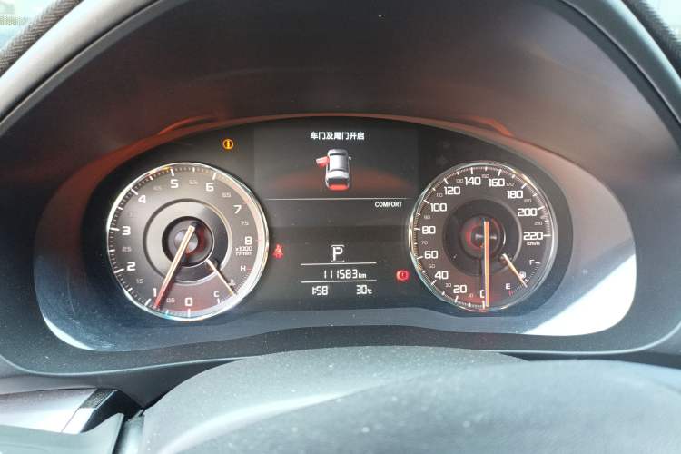 Used Acura CDX 2019 1.5T Two-Wheel Drive Deluxe Edition Instrument Cluster