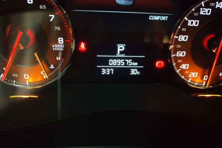 Used Acura CDX 2019 1.5T Two-Wheel Drive Deluxe Edition Odometer Close Up