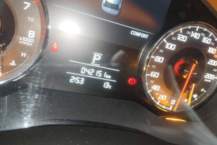 Used Acura CDX 2021 1.5T Two-Wheel Drive Deluxe Edition Odometer Close Up