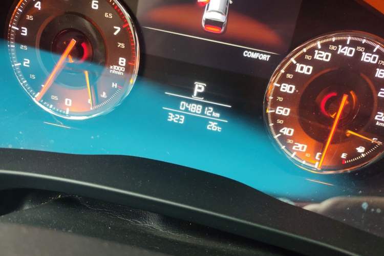 Used Acura CDX 2021 1.5T Two-Wheel Drive Enjoyment Version Odometer Close Up