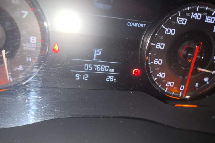 Used Acura CDX 2021 1.5T Two-Wheel Drive Enjoyment Version Odometer Close Up