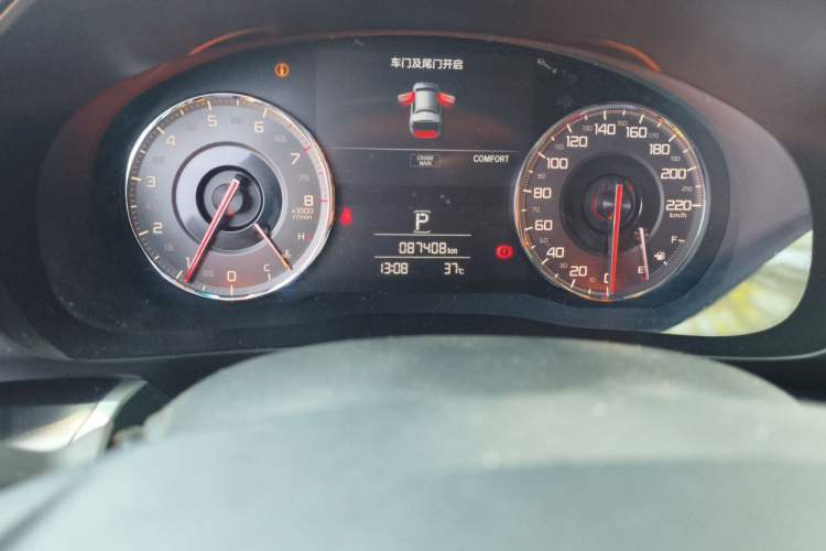 Used Acura CDX 2021 1.5T Two-Wheel Drive Enjoyment Version Odometer Close Up