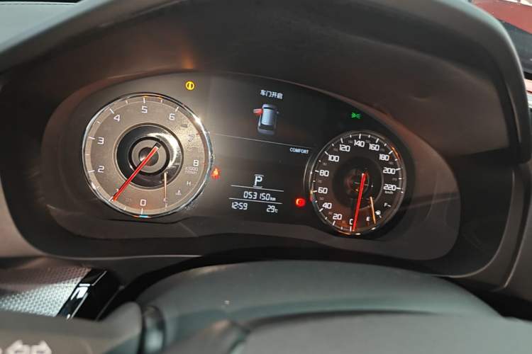 Used Acura CDX 2021 1.5T Two-Wheel Drive Deluxe Edition Instrument Cluster