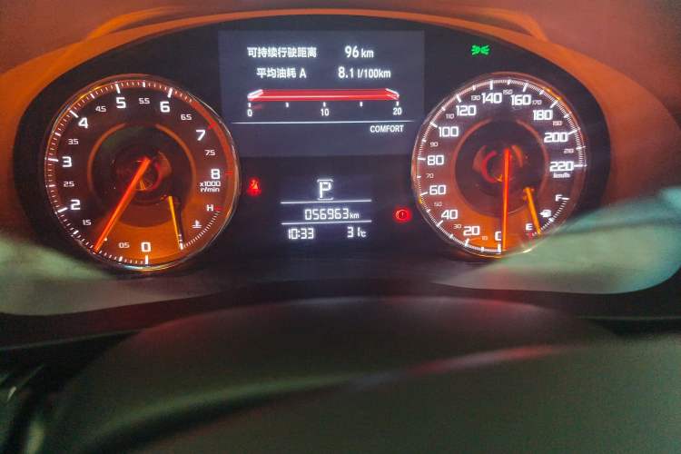 Used Acura CDX 2021 1.5T Two-Wheel Drive Deluxe Edition Odometer Close Up