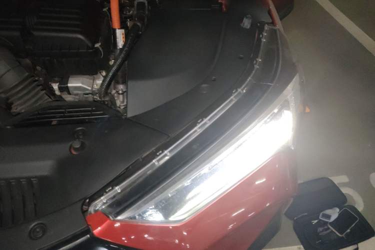 Used Acura CDX 2021 2.0L Two-Wheel Drive Premium·A-Spec Sport Hybrid Engine Bay Left