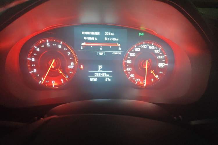 Used Acura CDX 2021 1.5T Two-Wheel Drive Luxury · A-Spec Sport Model Instrument Cluster