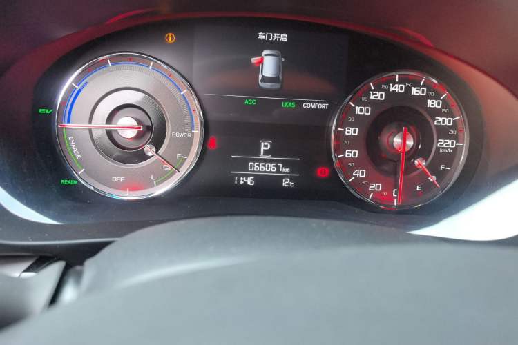 Used Acura CDX 2021 2.0L Two-Wheel Drive Premium·A-Spec Sport Hybrid Odometer Close Up