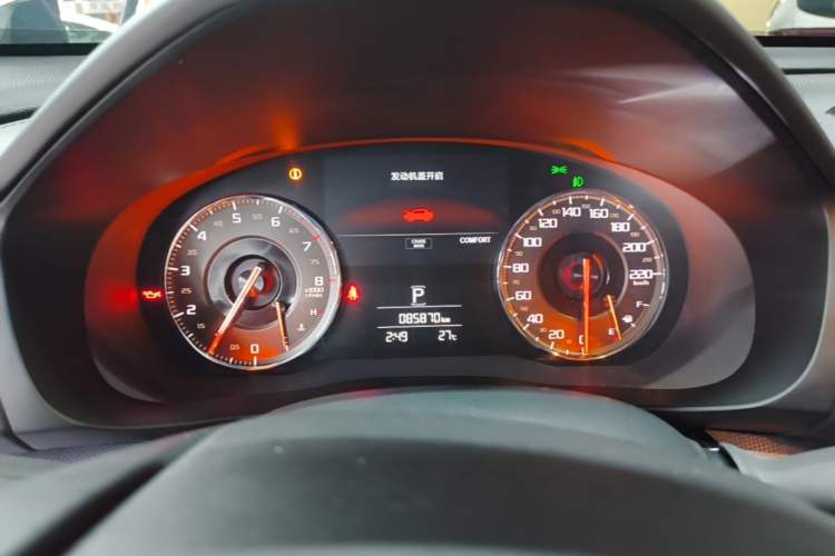 Used Acura CDX 2021 1.5T Two-Wheel Drive Deluxe Edition Instrument Cluster