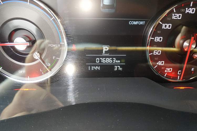 Used Acura CDX 2021 2.0L Two-Wheel Drive Premium·A-Spec Sport Hybrid Odometer Close Up
