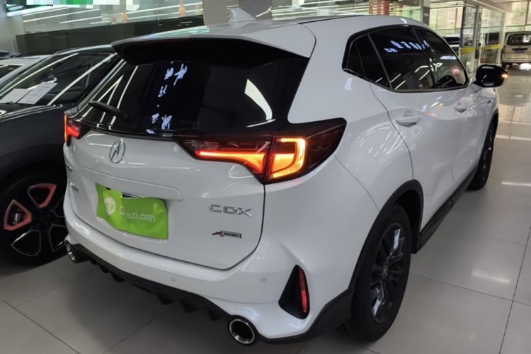 Used Acura CDX 2021 1.5T Two-Wheel Drive Deluxe · A-Spec Smart Safety Sport Model Rear Right 45 Deg