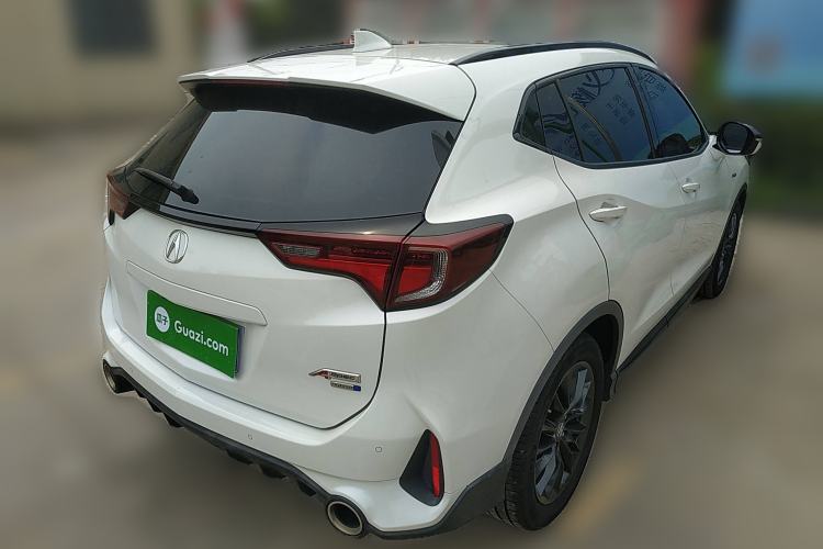 Used Acura CDX 2021 2.0L Two-Wheel Drive Premium·A-Spec Sport Hybrid Rear Right 45 Deg