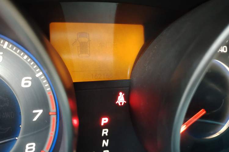 Used Acura MDX 2007 3.7 Odometer Close Up