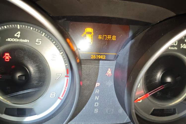 Used Acura MDX 2010 3.7 Standard Edition Odometer Close Up