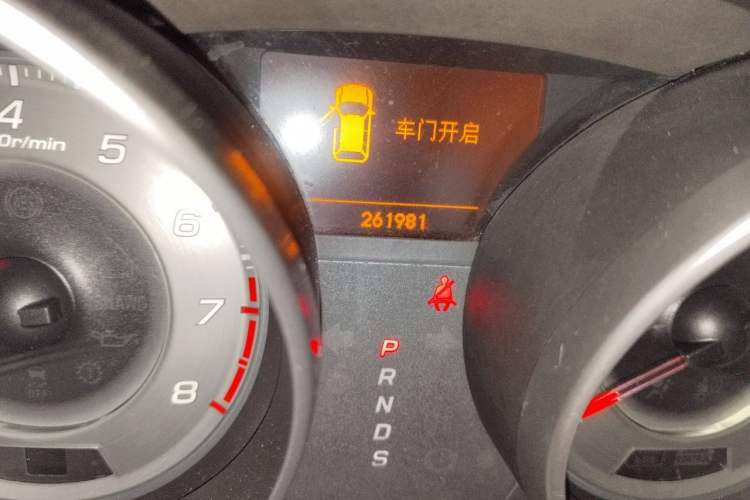 Used Acura MDX 2010 3.7 Standard Edition Odometer Close Up