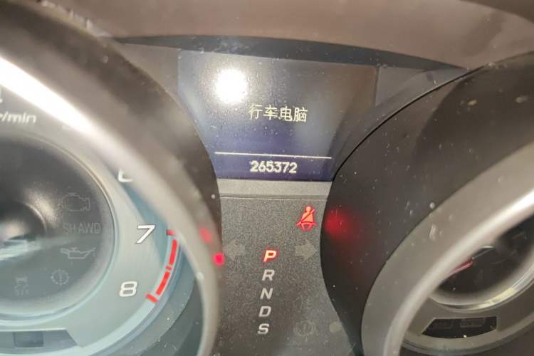 Used Acura MDX 2010 3.7 Standard Edition Odometer Close Up