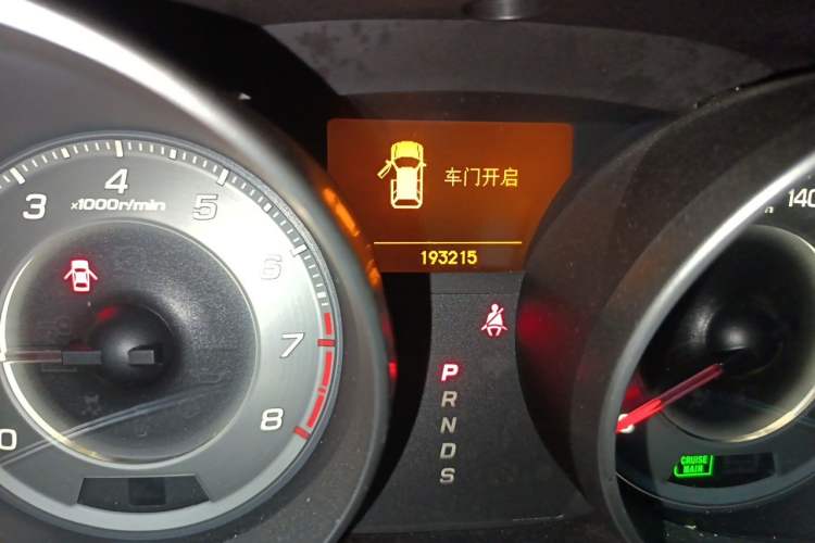 Used Acura MDX 2010 3.7 Standard Edition Odometer Close Up