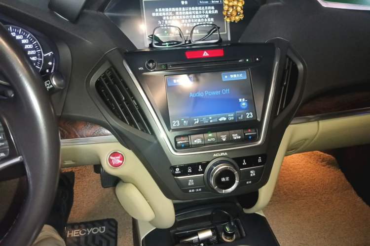 Used Acura MDX 2014 3.5L Elite Edition Audio And AC Panel