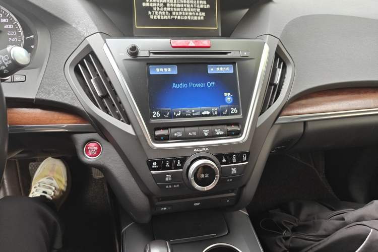 Used Acura MDX 2014 3.5L Luxury Edition Audio And AC Panel