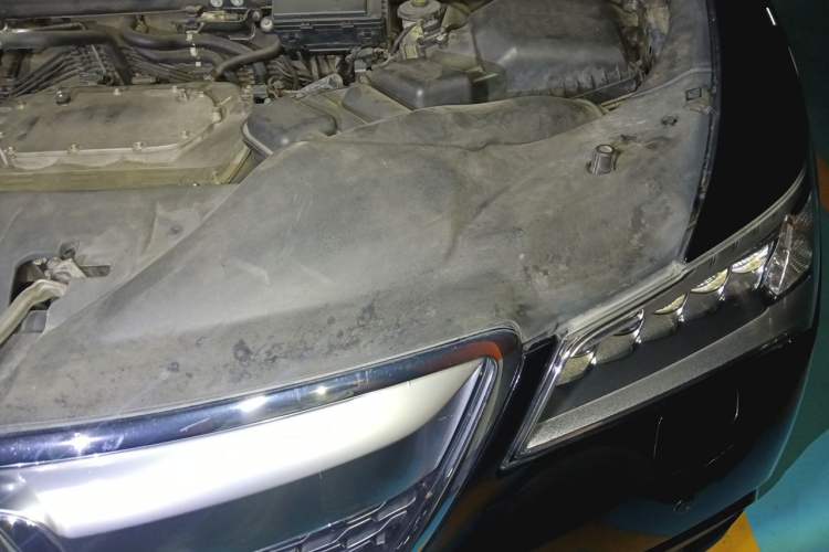 Used Acura MDX 2014 3.5L Elite Edition Engine Bay Left