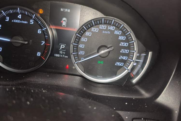 Used Acura MDX 2014 3.5L Elite Edition Odometer Close Up