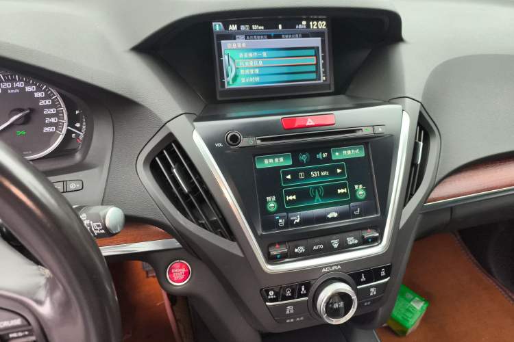 Used Acura MDX 2014 3.5L Elite Edition Audio And AC Panel