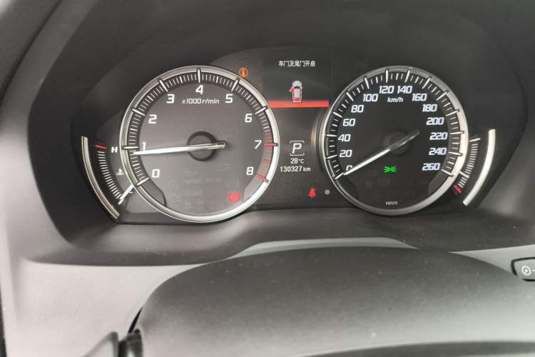Used Acura MDX 2014 3.5L Elite Edition Odometer Close Up