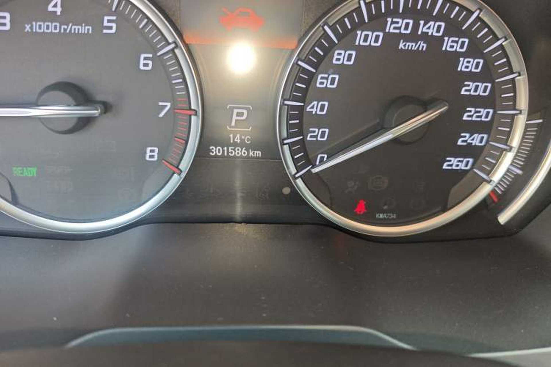 Used Acura MDX 2017 3.0L Xiangyu Version Odometer Close Up