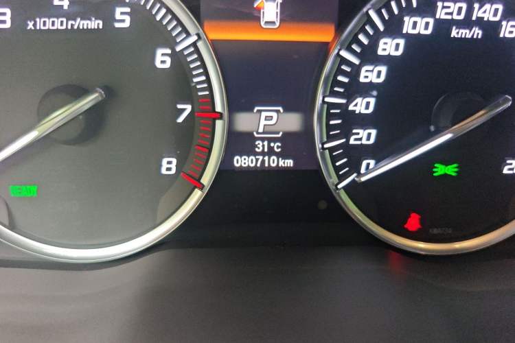 Used Acura MDX 2017 3.0L Xiangyu Version Odometer Close Up