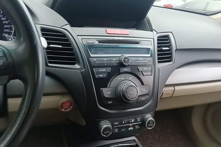 Used Acura RDX 2013 3.0L Two-Wheel Drive Elite Edition Audio And AC Panel