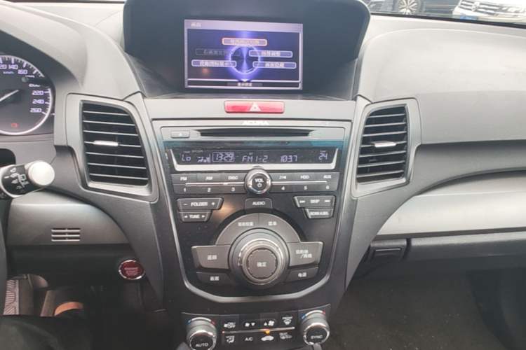 Used Acura RDX 2013 3.0L Two-Wheel Drive Elite Edition Audio And AC Panel