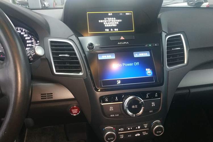 Used Acura RDX 2016 3.0L Two-Wheel Drive Comfort Edition Audio And AC Panel