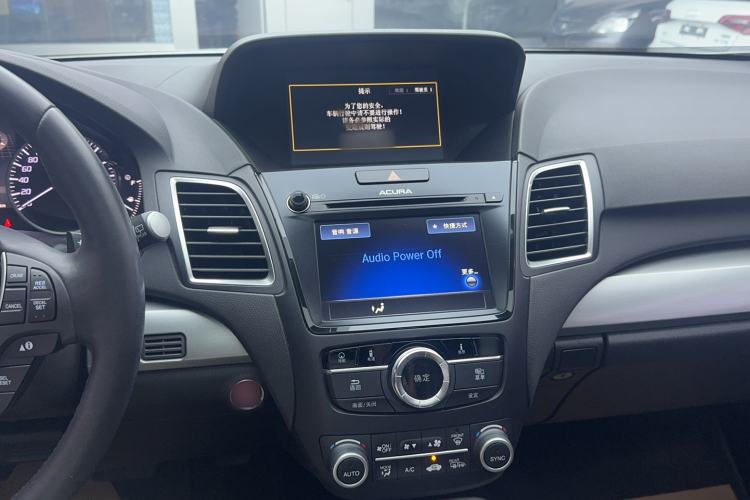 Used Acura RDX 2016 3.0L Two-Wheel-Drive Elite Edition Audio And AC Panel