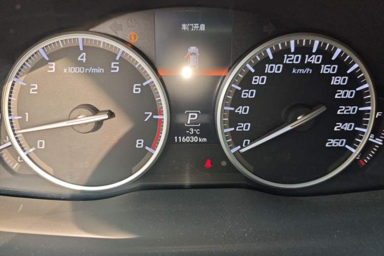 Used Acura RDX 2016 3.0L Four-Wheel Drive Deluxe Edition Odometer Close Up