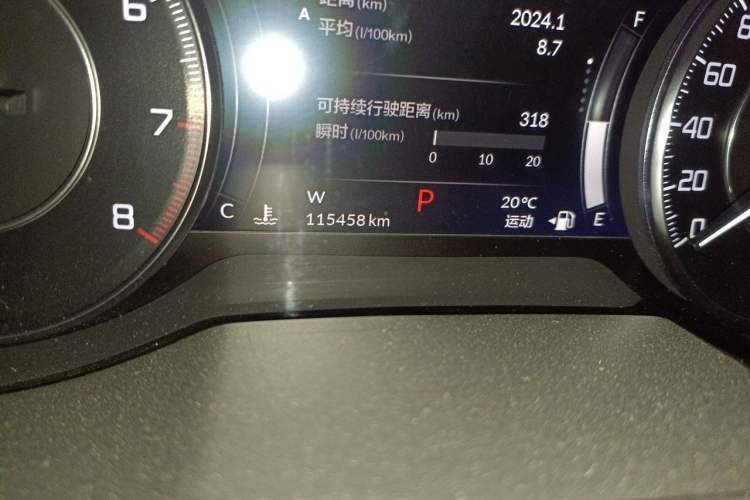 Used Acura RDX 2019 2.0T Diamond Edition · Majestic Version SH-AWD China V Standard Odometer Close Up