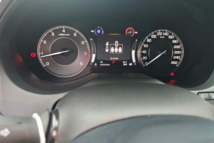Used Acura RDX 2019 2.0T Luxury Edition China V Standard Odometer Close Up