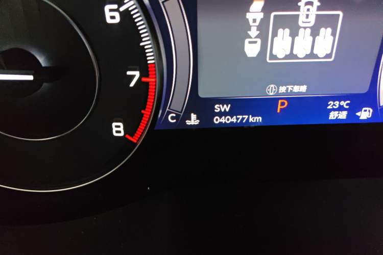 Used Acura RDX 2019 2.0T Enjoyment Version China VI Standard Odometer Close Up