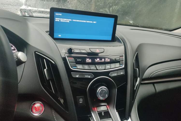 Used Acura RDX 2019 2.0T Luxury Edition China V Standard Audio And AC Panel