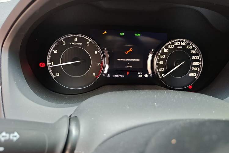 Used Acura RDX 2019 2.0T Enjoyment Version China VI Standard Odometer Close Up