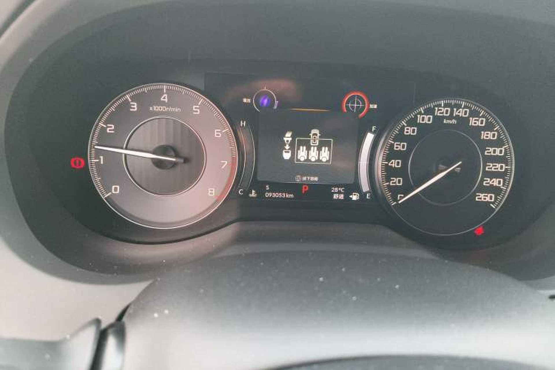 Used Acura RDX 2019 2.0T Smart Enjoyment Version SH-AWD China VI Odometer Close Up