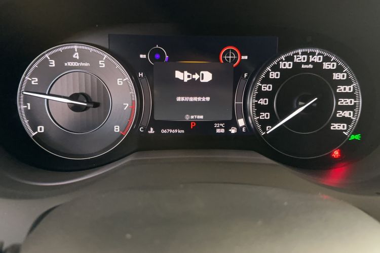 Used Acura RDX 2019 2.0T Enjoyment Version China VI Standard Odometer Close Up