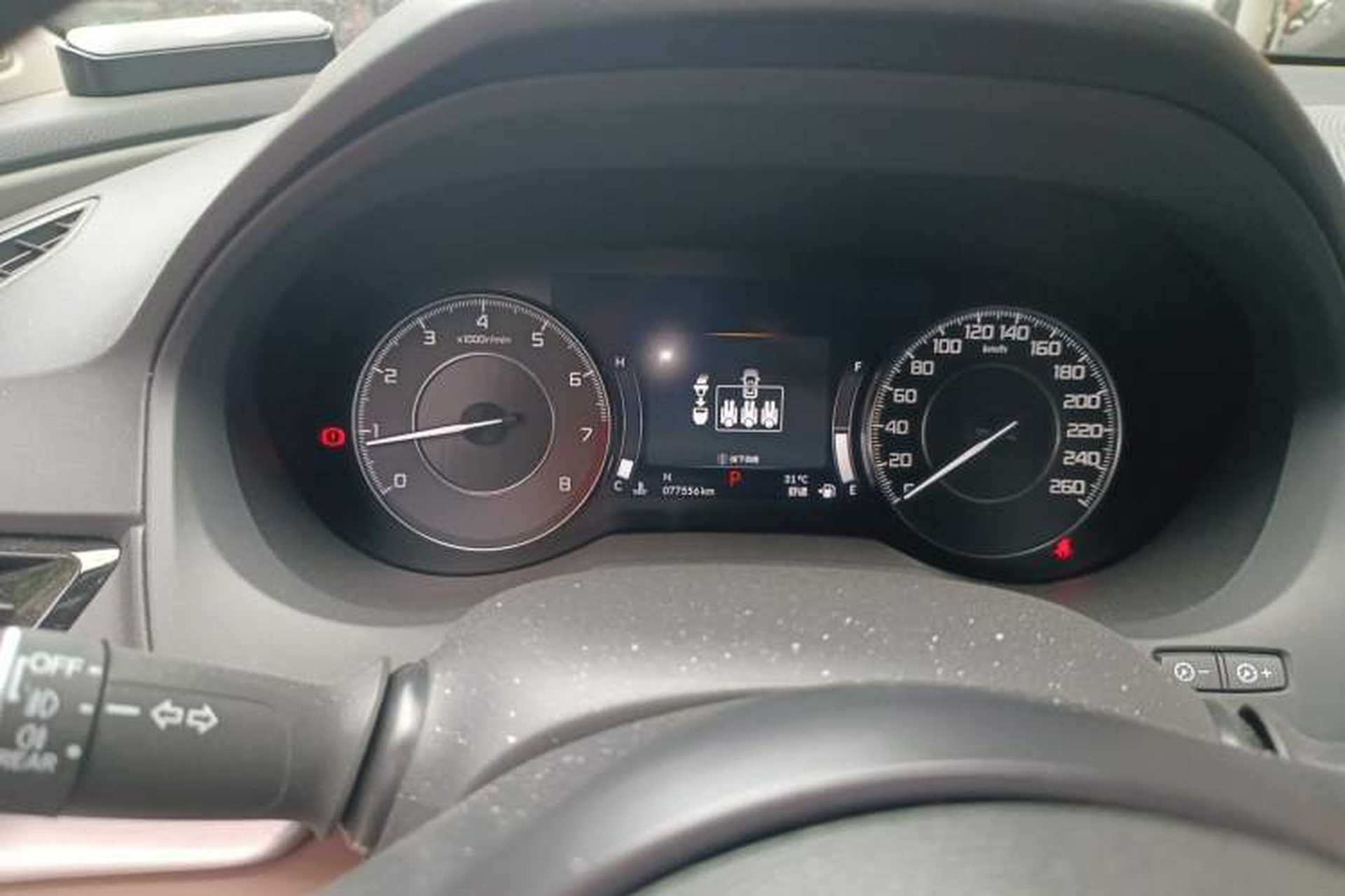 Used Acura RDX 2019 2.0T Luxury Edition China VI Standard Odometer Close Up