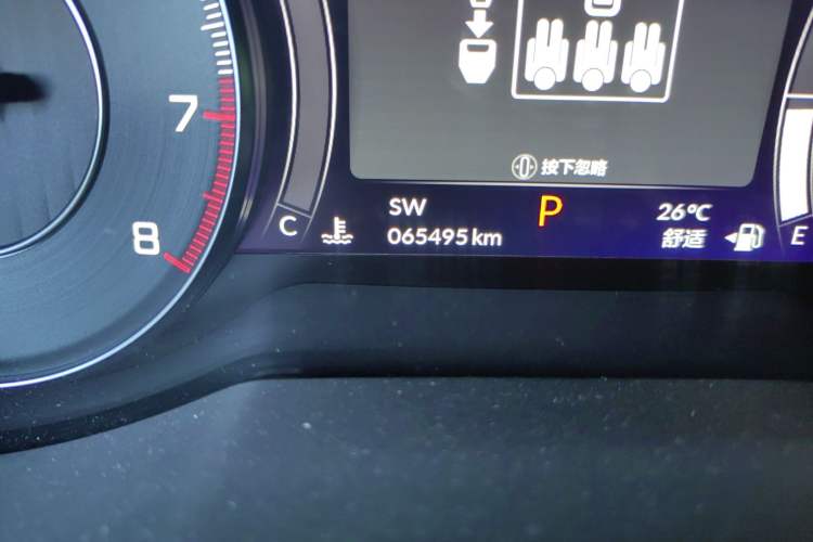 Used Acura RDX 2020 2.0T Smart Edition SH-AWD Odometer Close Up