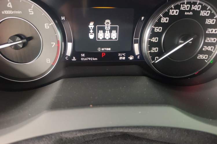 Used Acura RDX 2020 2.0T Smart Edition SH-AWD Odometer Close Up